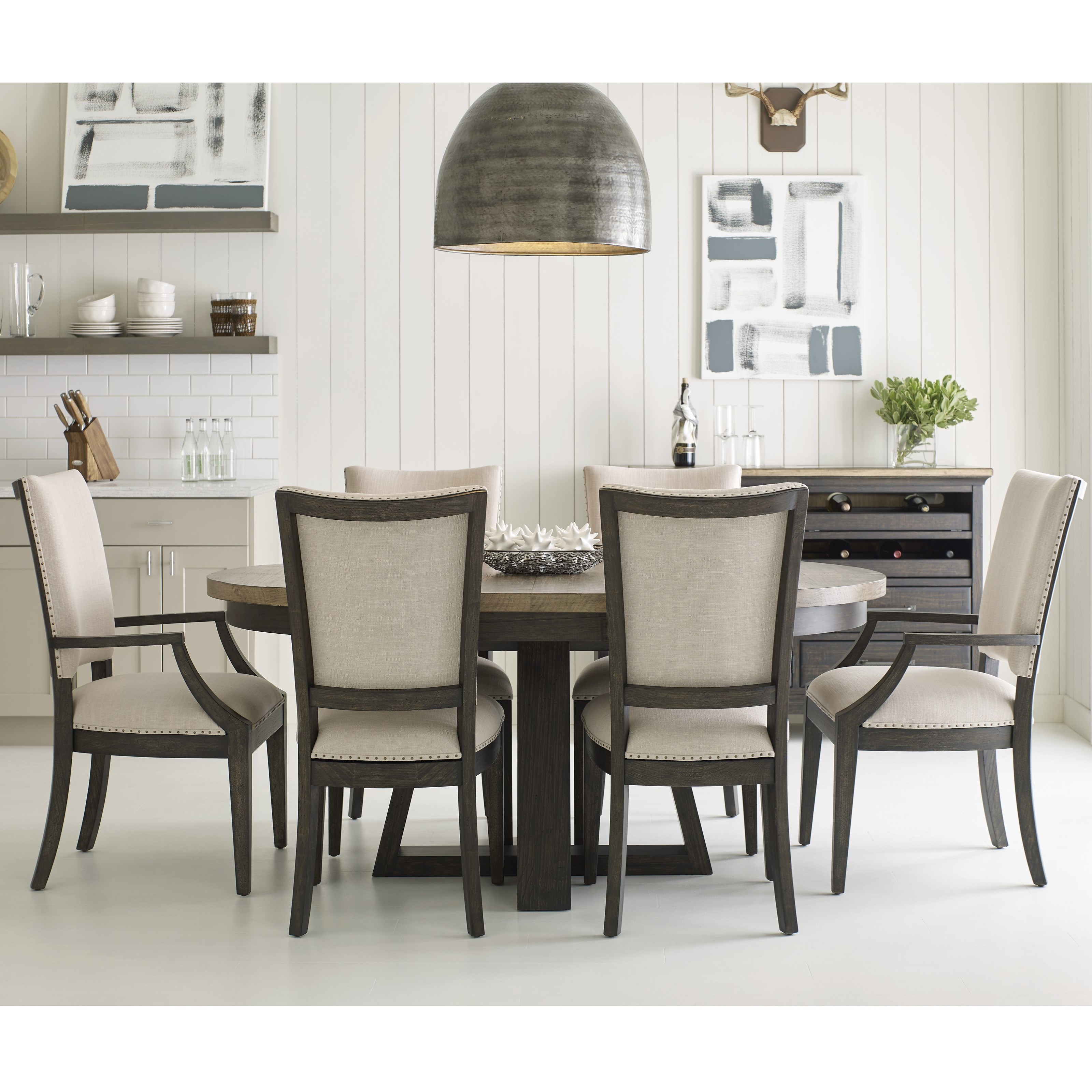 Kincaid Furniture Plank Road 706-701C+2X706-623C+4X706-622C Seven Piece ...